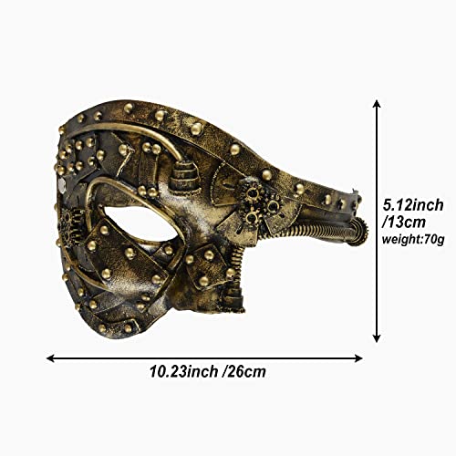 Steampunk Phantom of the Opera Masquerade Mask Men Women