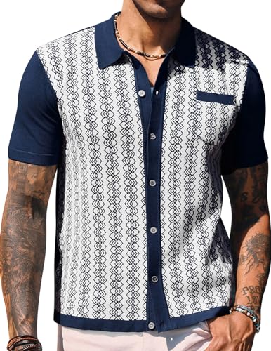 Vintage 70s Golf Polo Shirt for Men