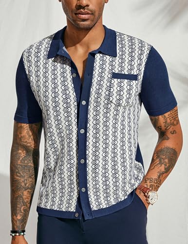 Vintage 70s Golf Polo Shirt for Men