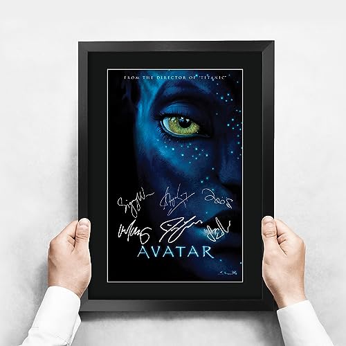 Avatar Movie Memorabilia Signed 16x12 Framed Poster