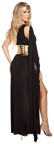 Gorgeous Goddess 3-Piece Set in Black/Gold, Small/Medium