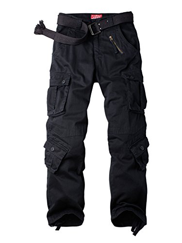 Black Military Cargo Pants for Goddess Warriors
