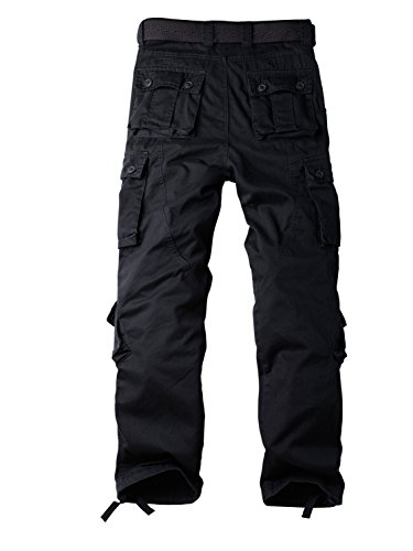 Black Military Cargo Pants for Goddess Warriors