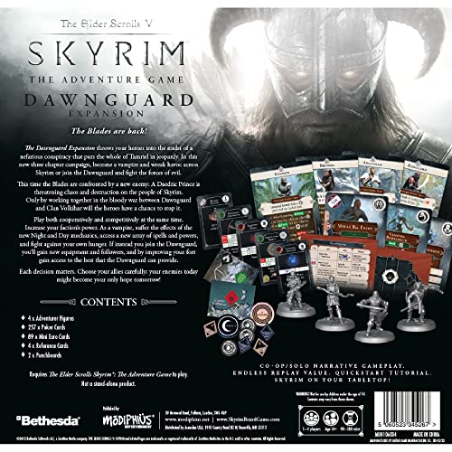 Skyrim Adventure Game: Dawnguard Expansion | Fantasy Board Game