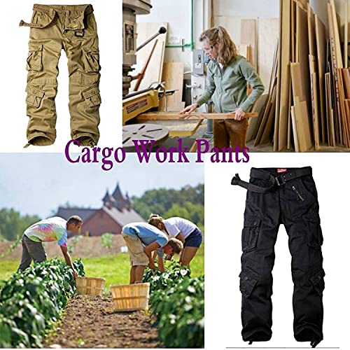 Black Military Cargo Pants for Goddess Warriors