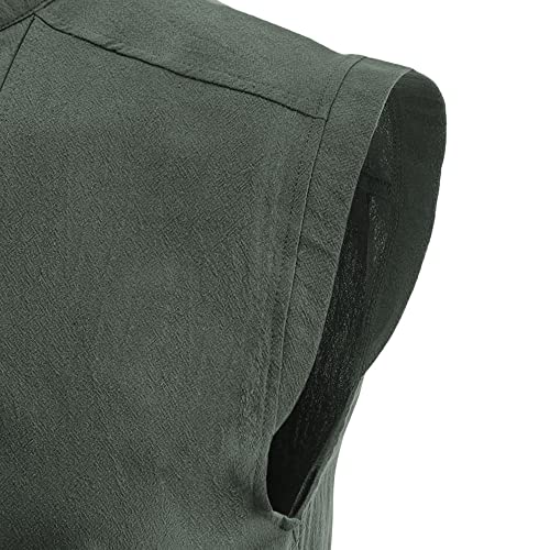 Mens Pirate Styled Shirt, GreyGreen