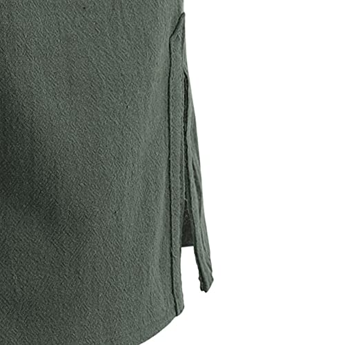 Mens Pirate Styled Shirt, GreyGreen