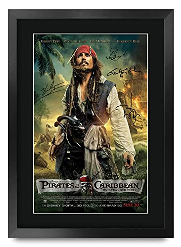 Pirates of the Caribbean: Jack Sparrow Poster framed