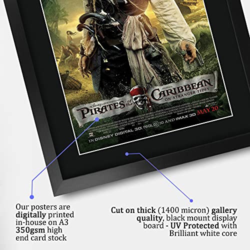 Pirates of the Caribbean: Jack Sparrow Poster framed