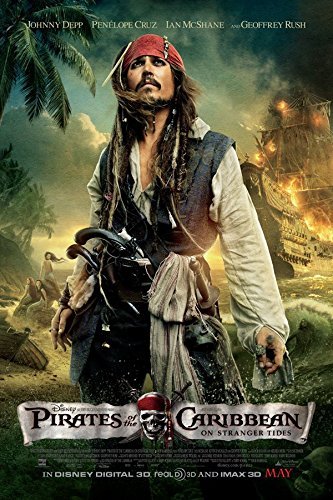 Pirates of the Caribbean Movie Poster Wall Art