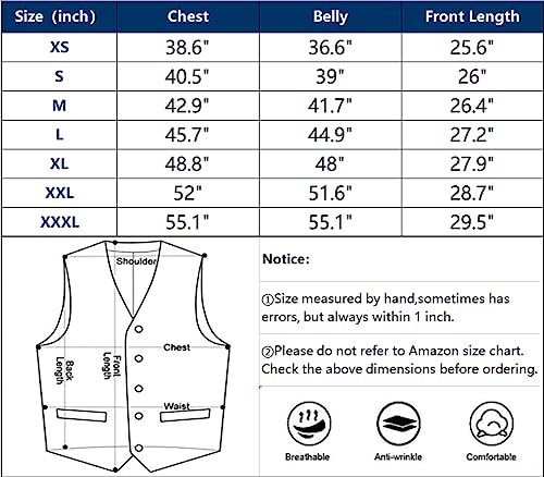 Mens Double Breasted Leather Waistcoat Wedding Vest