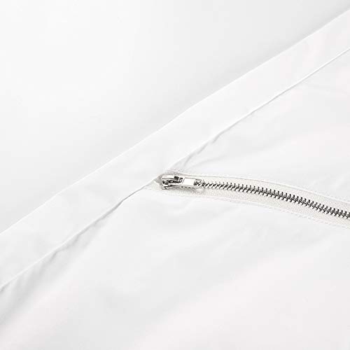 High Waist Mesh Patchwork Jogger Pants - White