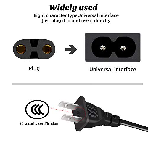 Console Power Cord for Xbox & PlayStation