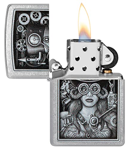 Steam Punk Goddess Zippo Pocket Lighter