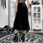 Alternative Goth Velvet Skirt