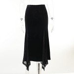 Alternative Goth Velvet Skirt
