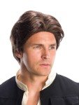Star Wars Han Solo Wig, Brown, Adult Size