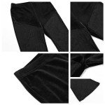 Gothic Lace Bell Bottom Flare Leggings - High Waist