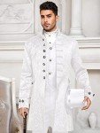 White Large Steampunk Renaissance Pirate Jacket - Men's
