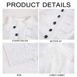 White Large Steampunk Renaissance Pirate Jacket - Men's