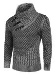 Men's Shawl Collar Casual Knit Sweater