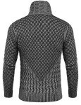 Men's Shawl Collar Casual Knit Sweater
