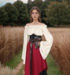 Renaissance Costume Medieval Victorian Women Halloween Pirate Cosplay