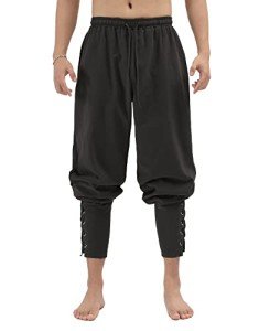Ankle Banded Gothic Pants for Halloween Costume