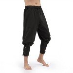 Ankle Banded Gothic Pants for Halloween Costume