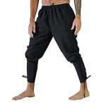 Ankle Banded Gothic Pants for Halloween Costume