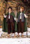 Medieval Frodo Baggins Costume - Dark Green-Large