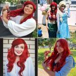 Ariel Red Costume Wig