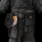 Steampunk Renaissance Waist Bag Fanny Pack (Tri-Black)