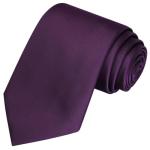 Plum Purple Silk Tie 