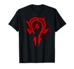 Horde Saturated Warcraft Logo Tee for Fantasy Fans
