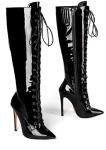 Knee High Stiletto Boots - Cat Woman