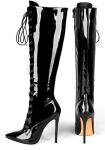 Knee High Stiletto Boots - Cat Woman