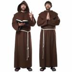 Mens Renaissance Friar Costume, Brown