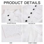 White Large Steampunk Renaissance Pirate Jacket - Men's