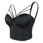 ELACCI Gothic Cross Strappy Bustier Top
