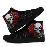 Skulls High Top Gothic Sneakers for Men/Women