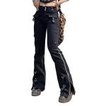 Y2K Gothic High Waisted Cargo Jeans Streetwear Fashion