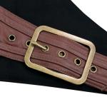 Steampunk Gothic Steel Boned Zipper Corset for Women