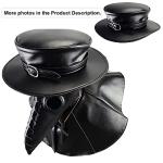 Steampunk Plague Doctor Hat with Wide Brim