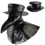Steampunk Plague Doctor Hat with Wide Brim