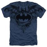 Batman Winged Skull Logo T-Shirt & Stickers (XXL)