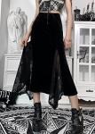 Alternative Goth Velvet Skirt