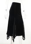 Alternative Goth Velvet Skirt