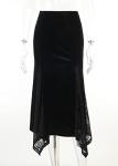 Alternative Goth Velvet Skirt