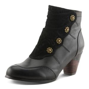 Black Ankle Bootie for Women